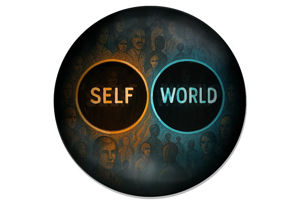 The self-world disjunction.